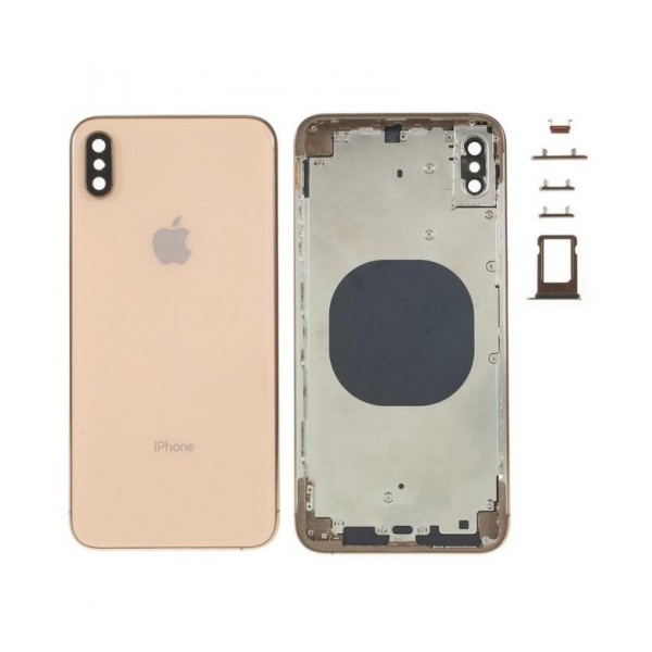 Chasis Con Tapa Trasera Para Iphone Xs Max Oro