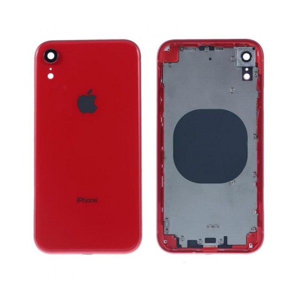 Chasis Con Tapa Trasera Para Iphone Xr Roja