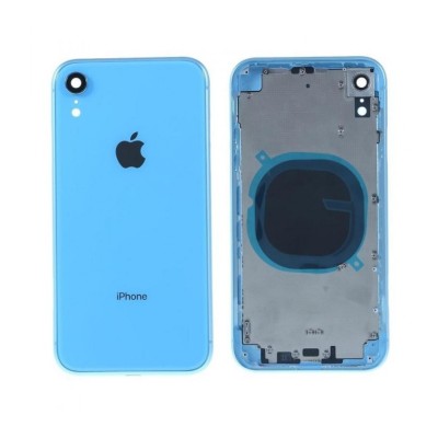 Chasis Con Tapa Trasera Para Iphone Xr Azul