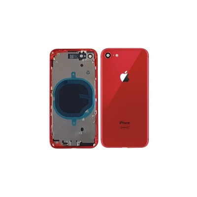 Chasis Con Tapa Trasera Para Iphone Se 2020-Rojo