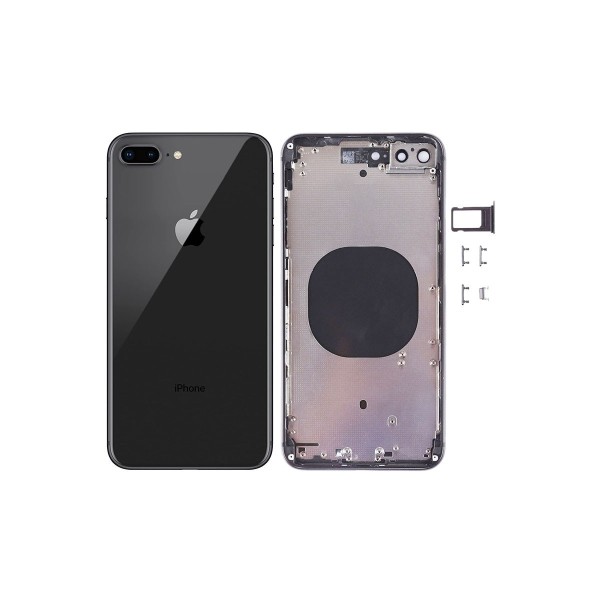 Chasis Con Tapa Trasera Para Iphone 8 Plus Negra