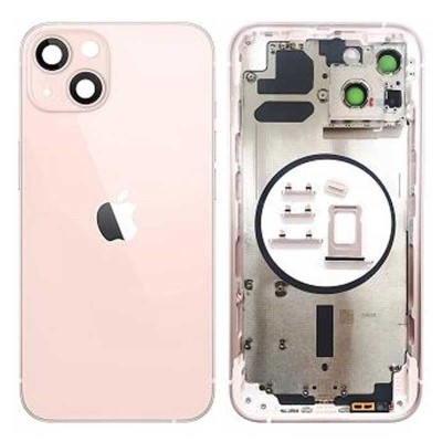 Chasis Con Tapa Trasera Para Iphone 13-Dorado