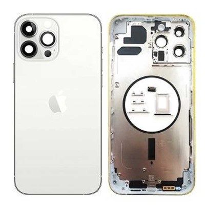 Chasis Con Tapa Trasera Para Iphone 13 Pro Max-Blanca