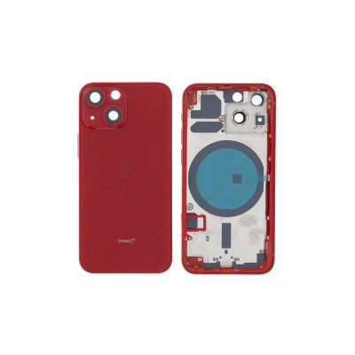 Chasis Con Tapa Trasera Para Iphone 13 Mini-Rojo