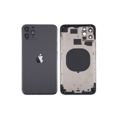 Chasis Con Tapa Trasera Para Iphone 11 Pro Max Negra