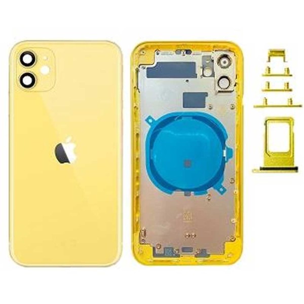 Chasis Con Tapa Trasera Para Iphone 11 Amarilla