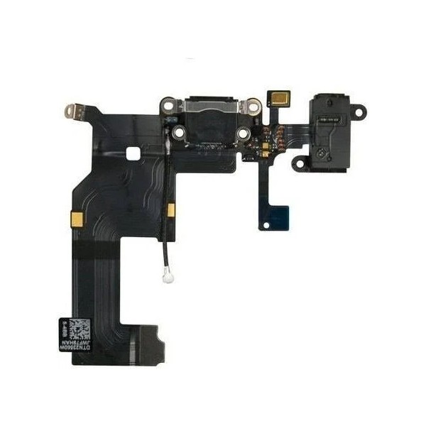 Flex De Carga Para Iphone 5 Negro