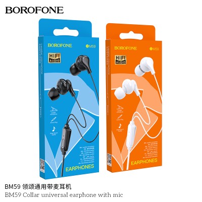 Borofone Bm59 Auriculares Universales De Collar Con Micrófono