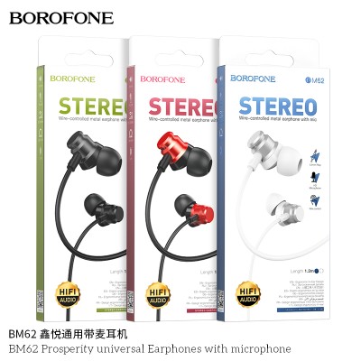 Borofone Bm62 Auriculares Universales De Prosperidad Con Micrófono