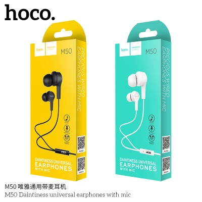 Hoco M50 Daintiness Auriculares Universales Con Micrófono