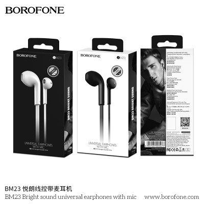 Borofone Bm23 Auriculares Universales De Sonido Brillante Con Micrófono