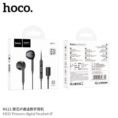 Hoco M111 Auriculares Digitales Con Microfono Para Iphone