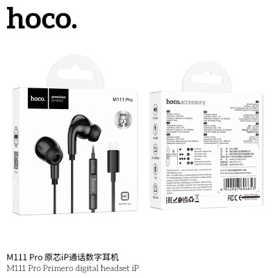 Hoco M111 Pro Auriculares Digitales Con Microfono Para Iphone