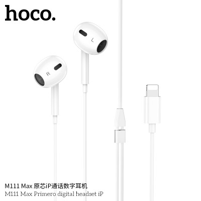 Hoco M111 Max Auriculares Digitales Con Microfono Para Iphone