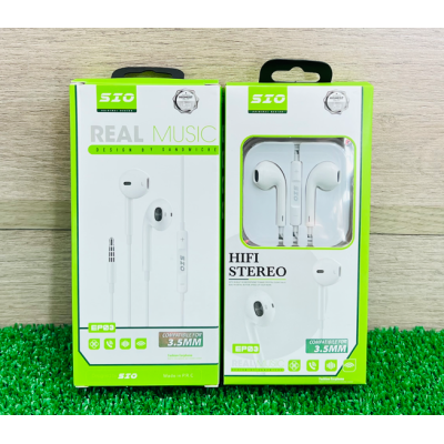 Sio Ep03 Auriculares Con Cable Y Microfono